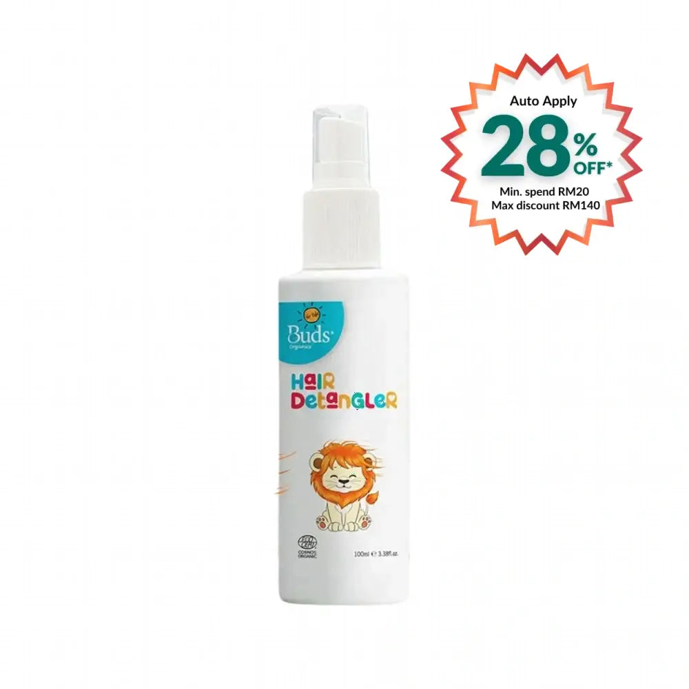 BUDS KIDS ORGANICS HAIR DETANGLER 100ML