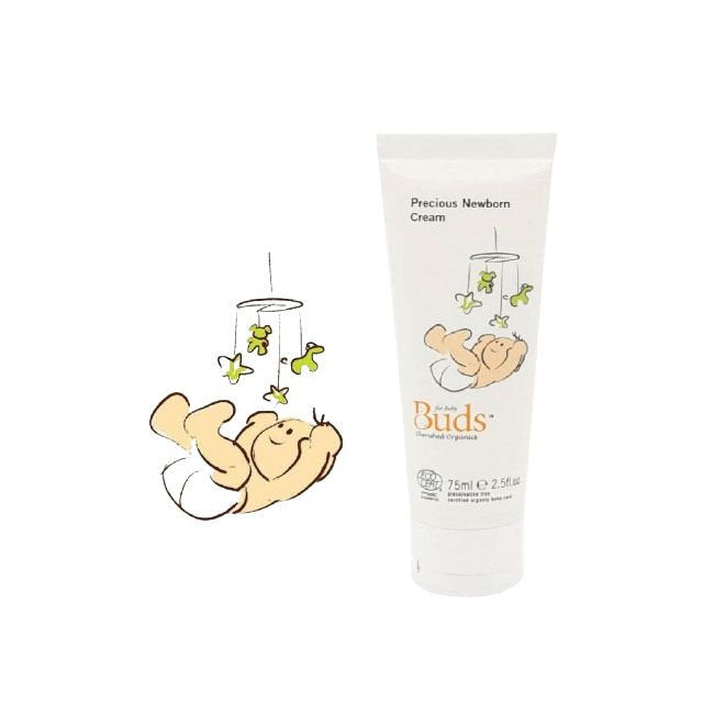 BUDS Precious Newborn Baby Cream 75ml with gentle ingredients for sensitive skin care