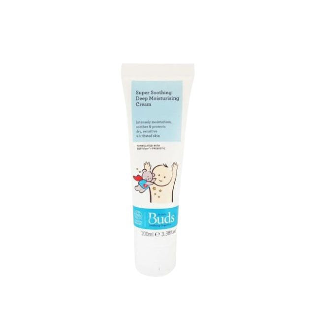 Buds Super Soothing Deep Moisturizing Cream for babies, ideal for dry and sensitive skin, organic baby moisturizing cream