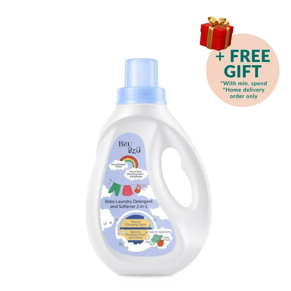 BZU BZU BABY LAUNDRY DETERGENT & SOFTENER 2IN1 1L
