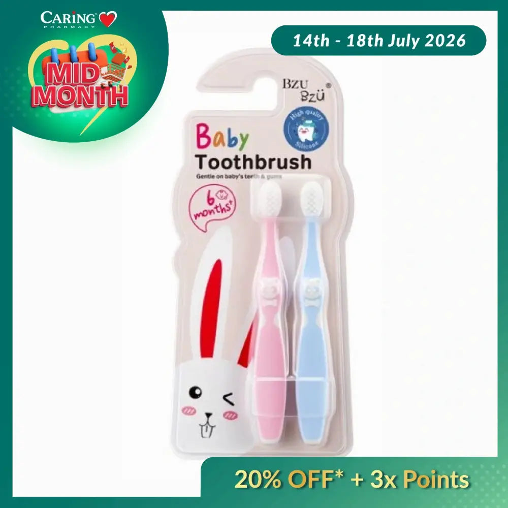 BZU BZU BABY TOOTHBRUSH (2 IN 1)