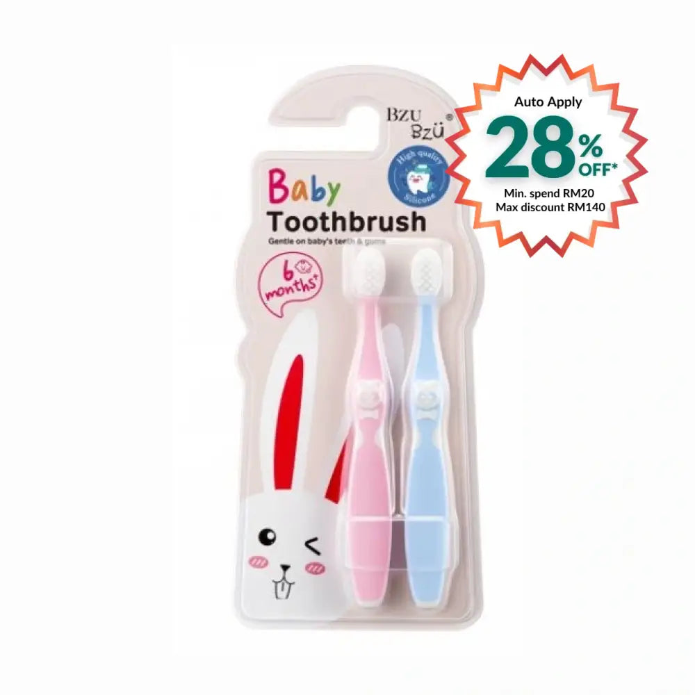 BZU BZU BABY TOOTHBRUSH (2 IN 1)