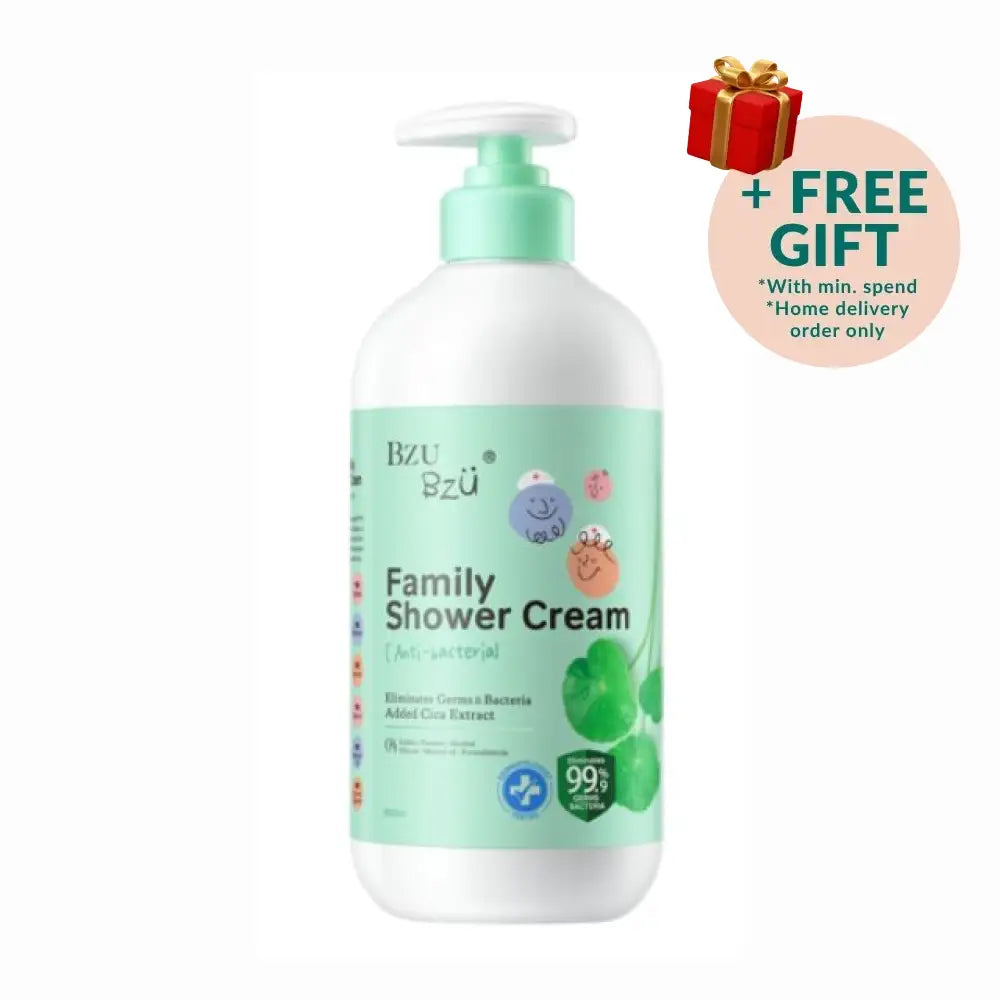 BZU BZU FAMILY SHOWER CREAM ANTI- BACTERIAL 800ML