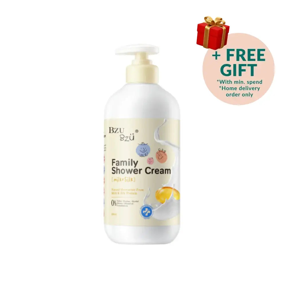 BZU BZU FAMILY SHOWER CREAM MILK & SILK 800ML