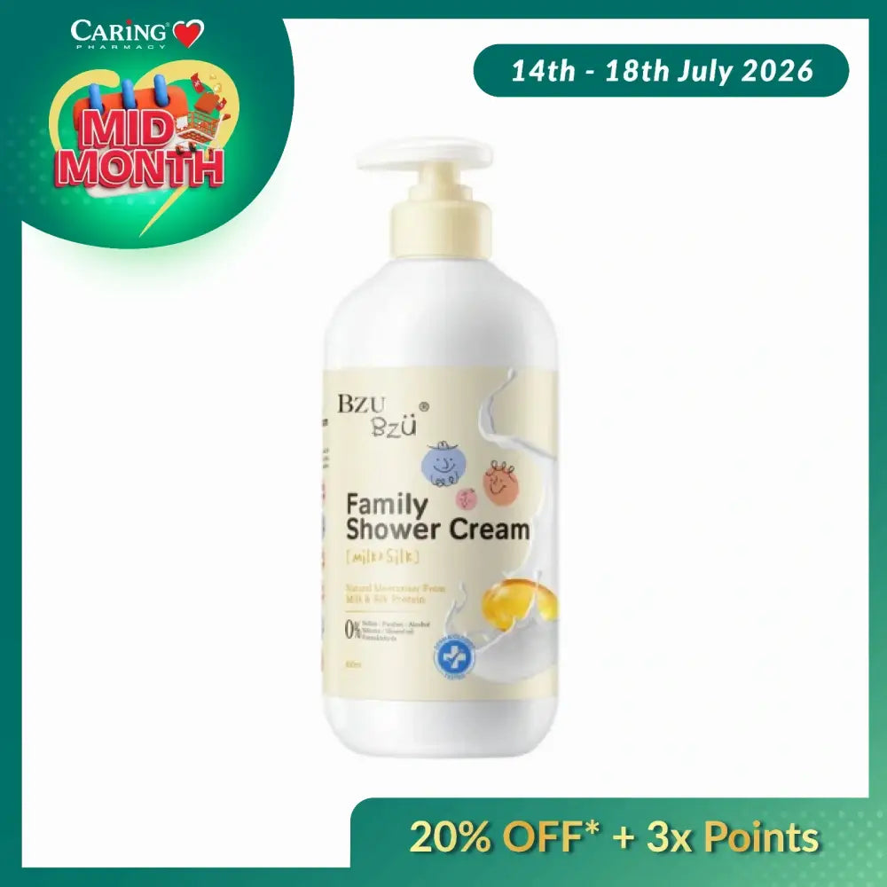 BZU BZU FAMILY SHOWER CREAM MILK & SILK 800ML
