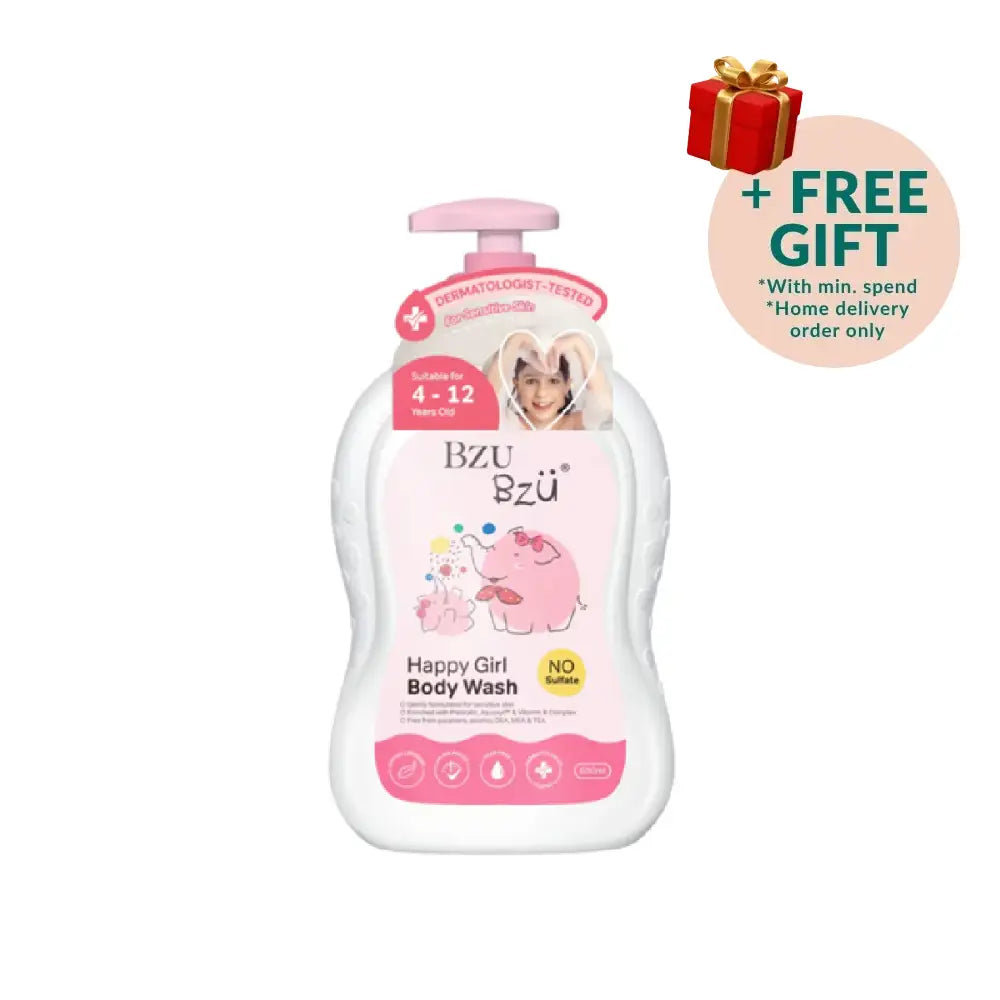 BZU BZU HAPPY GIRL BODY WASH 600ML