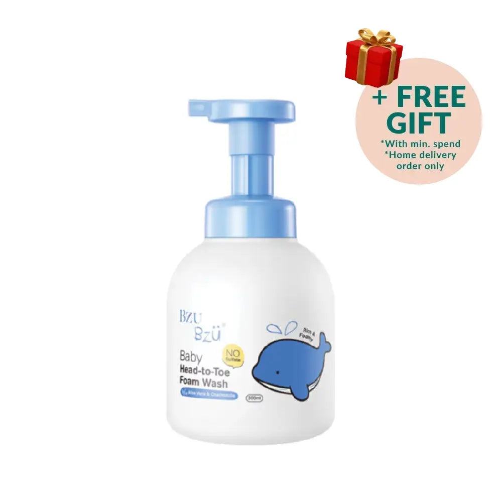 BZU BZU HEAD-TO-TOE BABY FOAM WASH 300ML