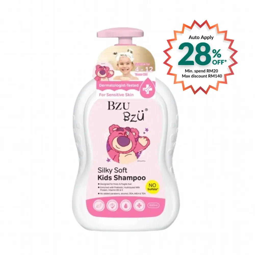 BZU BZU SILKY SOFT KIDS SHAMPOO 600ML