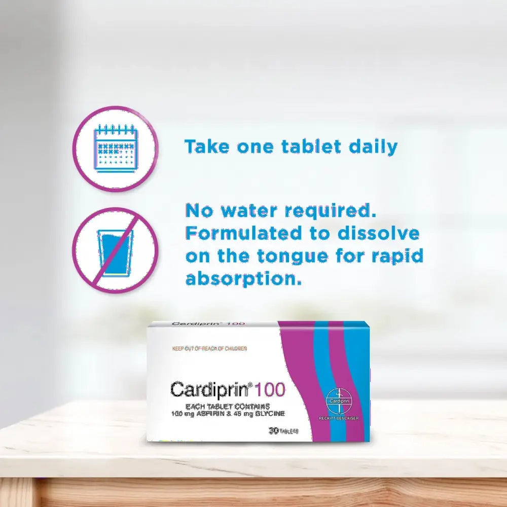 CARDIPRIN 100MG TAB 90S