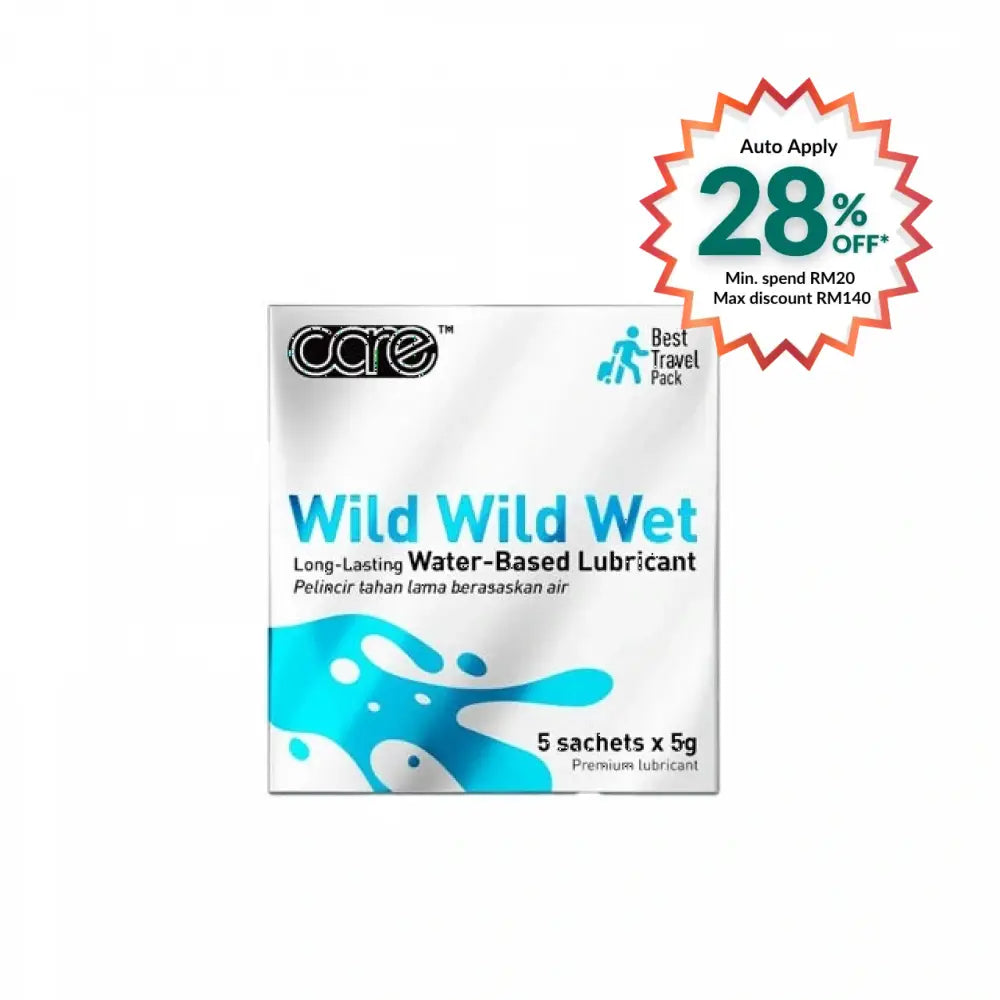 CARE WILD WILD WET WATER-BASED LUBRICANT 5G 5S