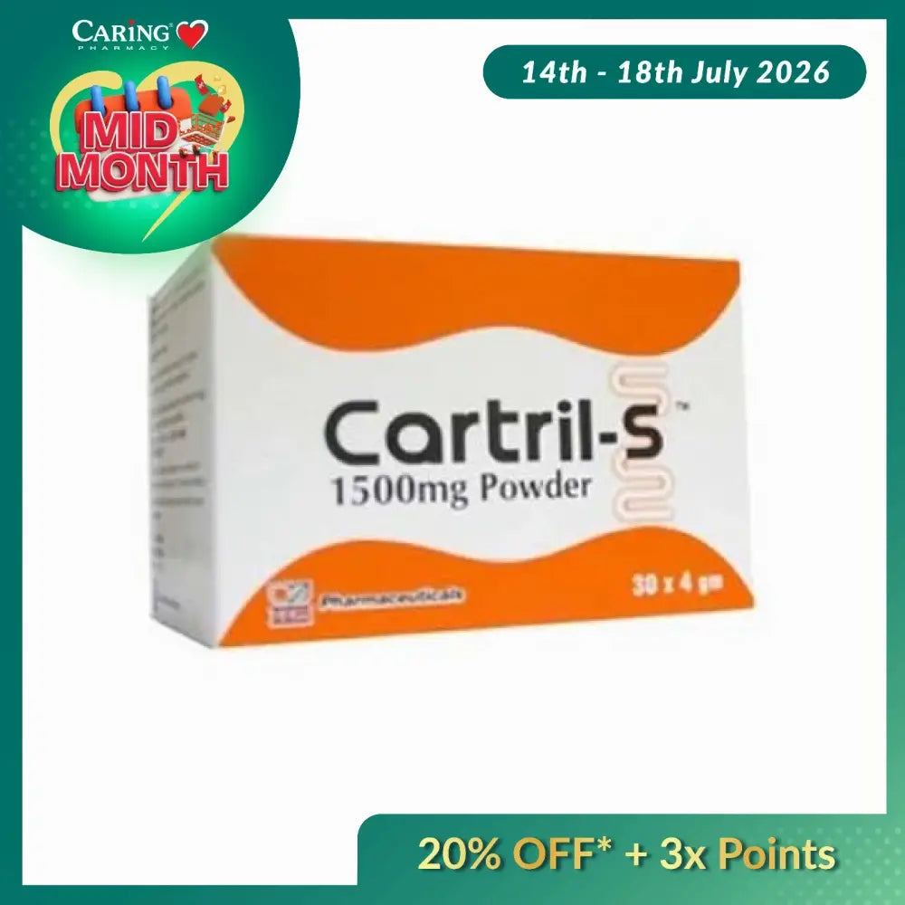 CARTRIL-S 1500MG GRANULE SACHET 4G 30S