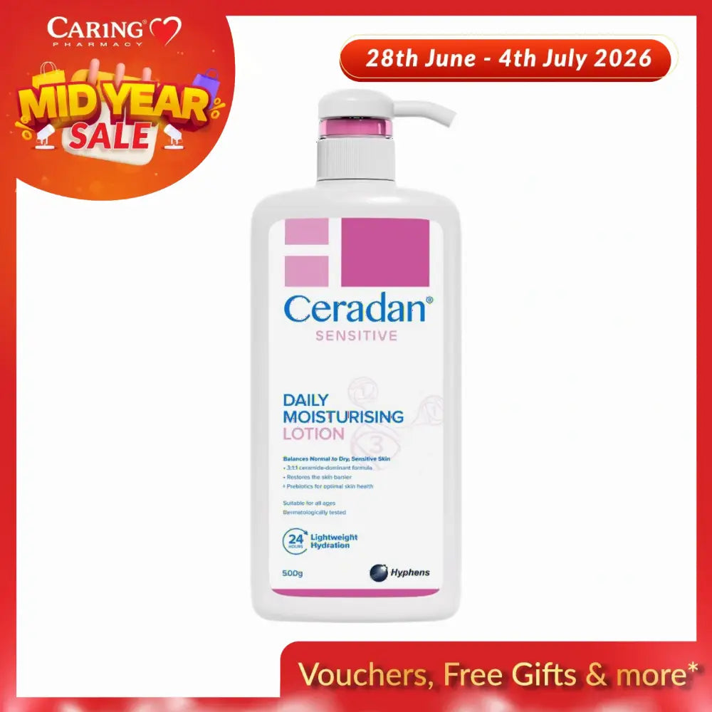 CERADAN DAILY MOISTURISING LOTION 500G