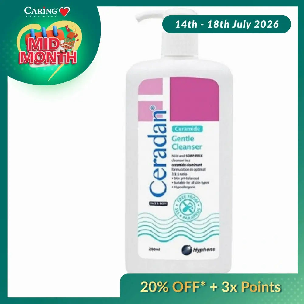 CERADAN GENTLE CLEANSER 280ML