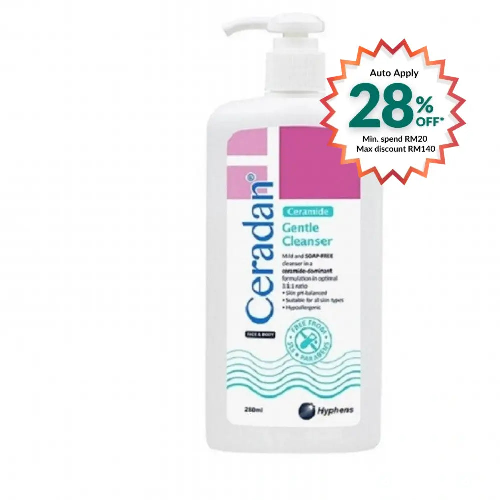 CERADAN GENTLE CLEANSER 280ML