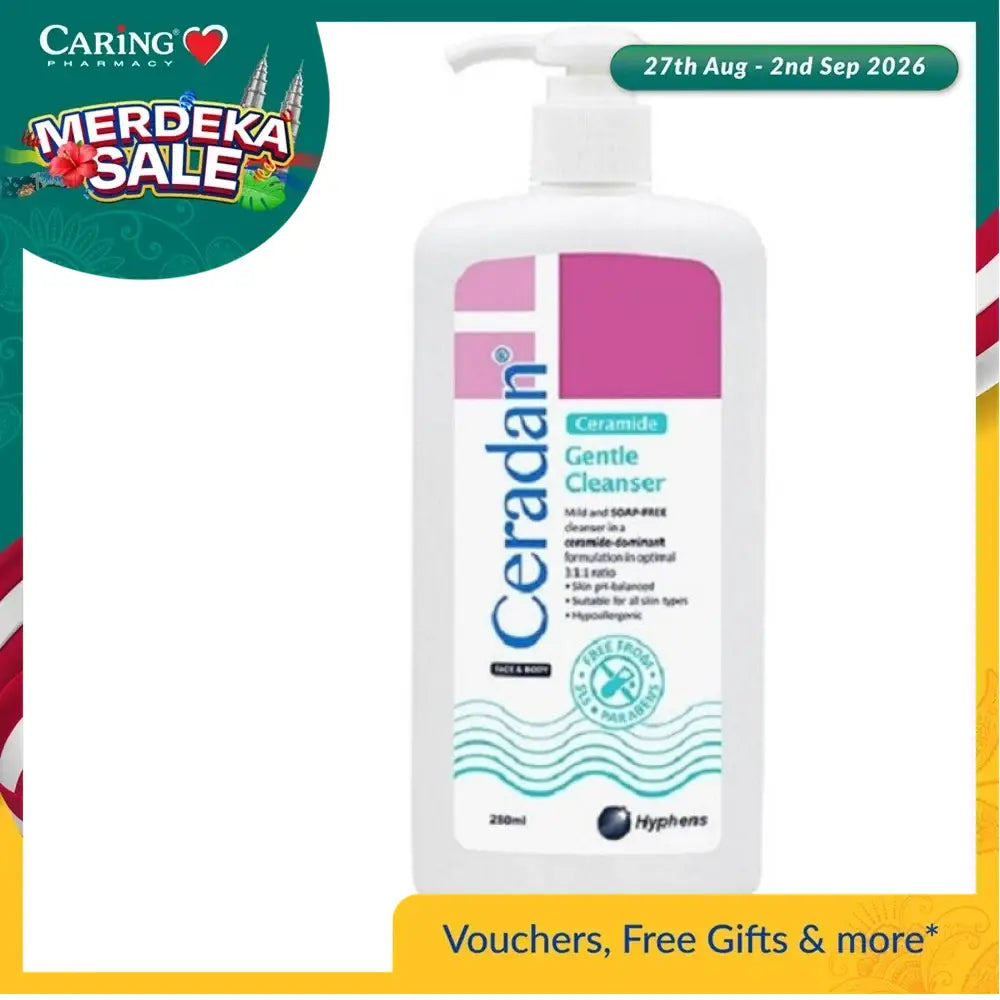 CERADAN GENTLE CLEANSER 280ML