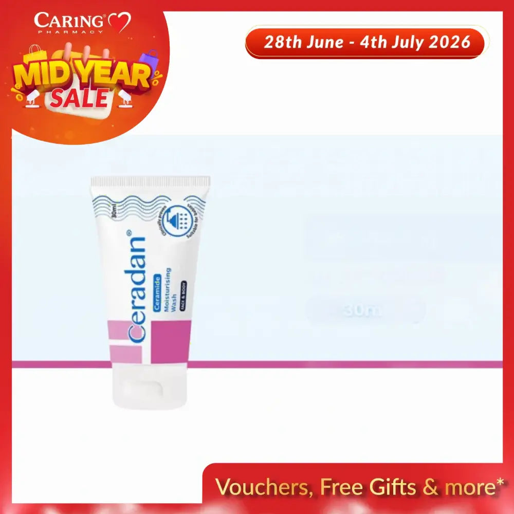 CERADAN MOISTURISING WASH 30ML