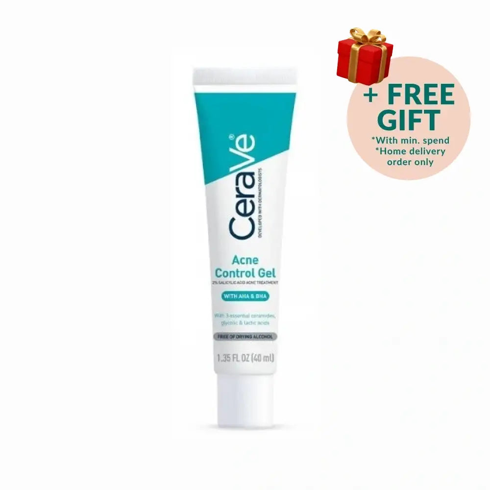 CeraVe Acne Blemish Control Gel in a 1.35 oz tube for effective acne treatment and skin care