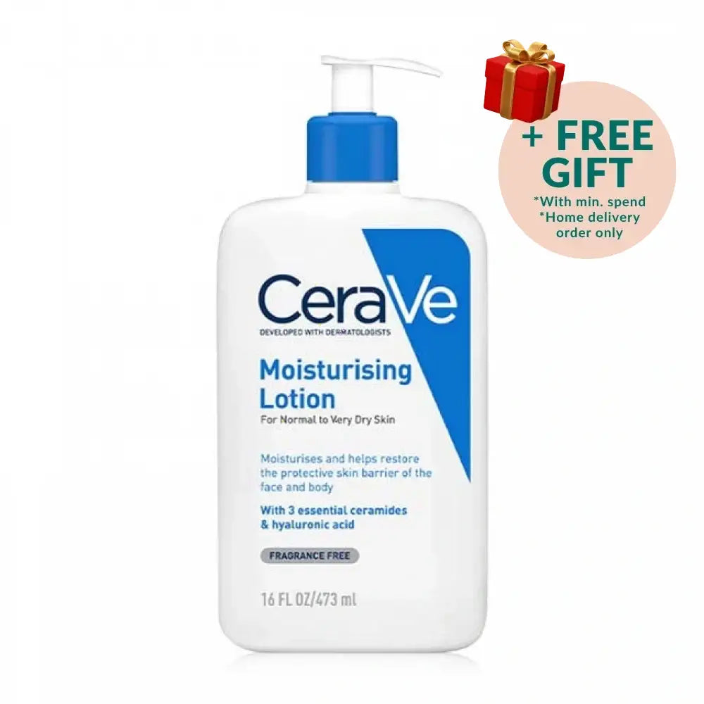 Cerave Moisturising Lotion 473ml with essential ceramides for normal to very dry skin