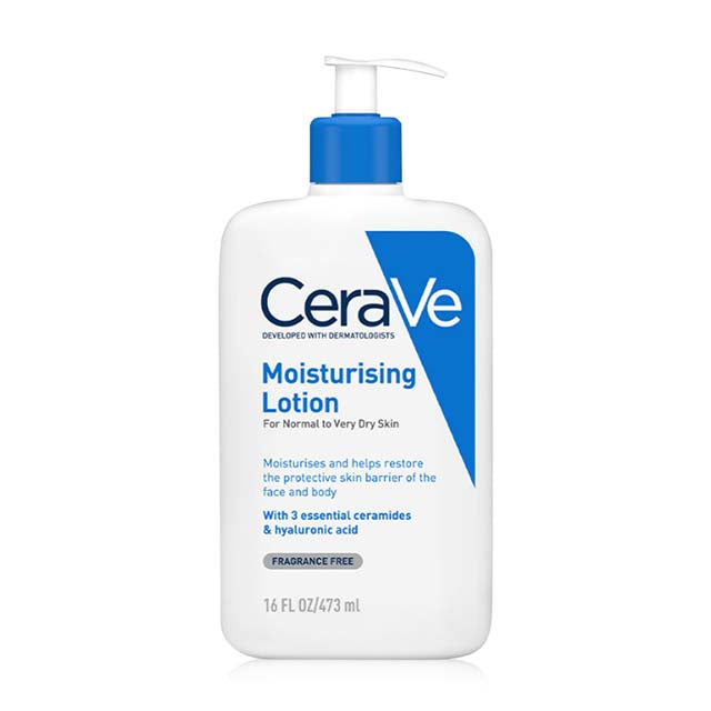 Cerave Moisturising Lotion 473ml with essential ceramides for normal to very dry skin