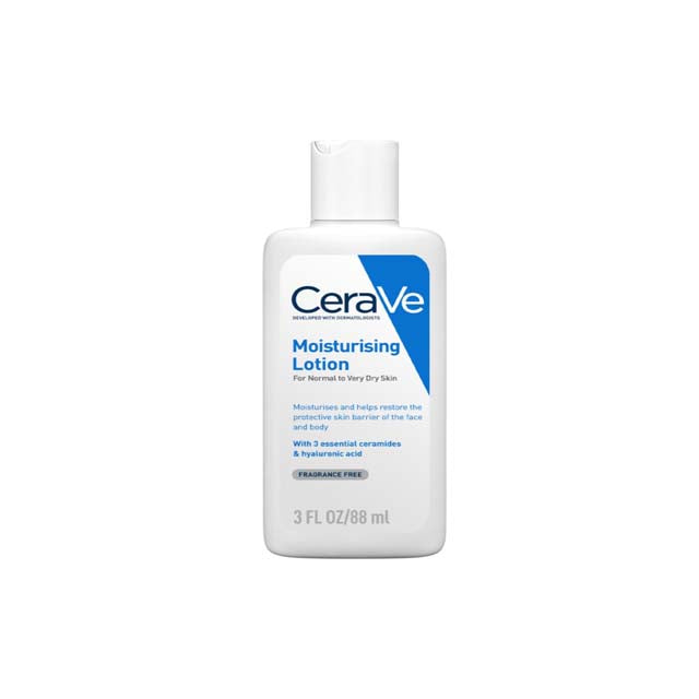 CeraVe Moisturising Lotion 88ml for normal to very dry skin with essential ceramides and hyaluronic acid