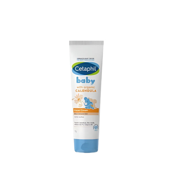 Cetaphil baby diaper cream with organic calendula, 3 oz tube for soothing diaper rash