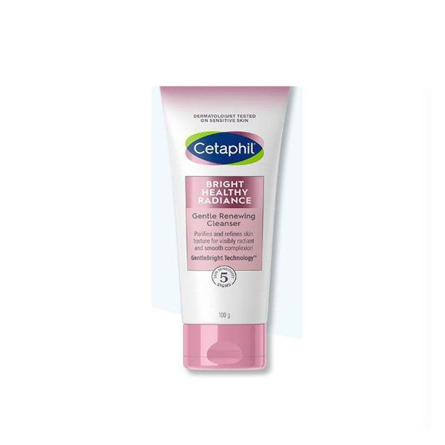 Cetaphil Bright Healthy Radiance Cleanser in a 100g tube for gentle skin purification and smooth complexion
