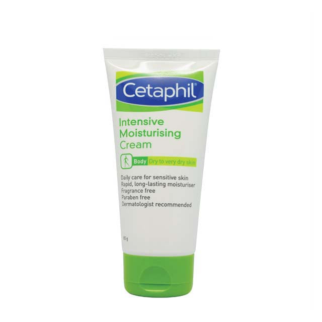 Cetaphil intensive moisturizing cream in a tube for dry to very dry skin, dermatologist recommended