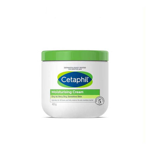 Cetaphil moisturizing cream 453g for dry to very dry sensitive skin with long-lasting hydration