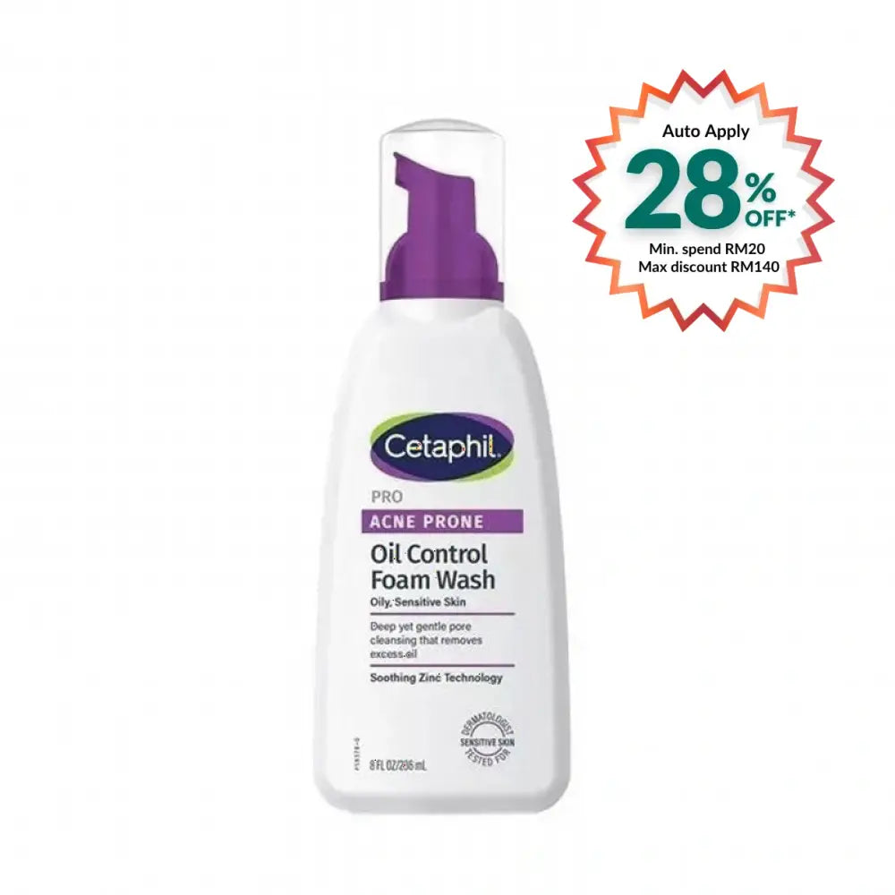 CETAPHIL PRO ACNE PRONE OIL CONTROL FOAM WASH 236ML