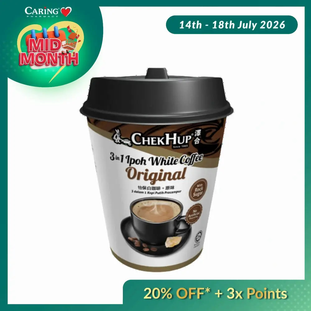 CHEK HUP 3IN1 ORIGINAL WHITE COFFEE RTD 40G-CUP