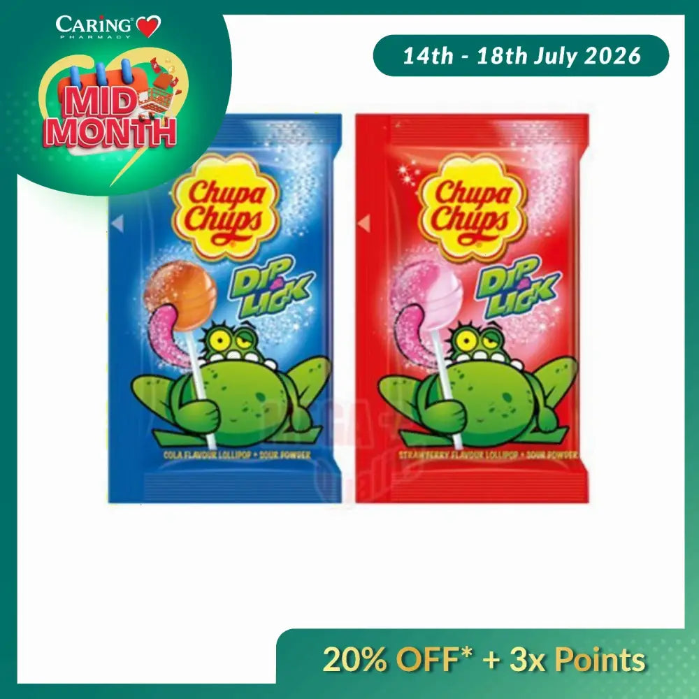 CHUPA CHUPS DIP & LICK LOLLIPOP 9G