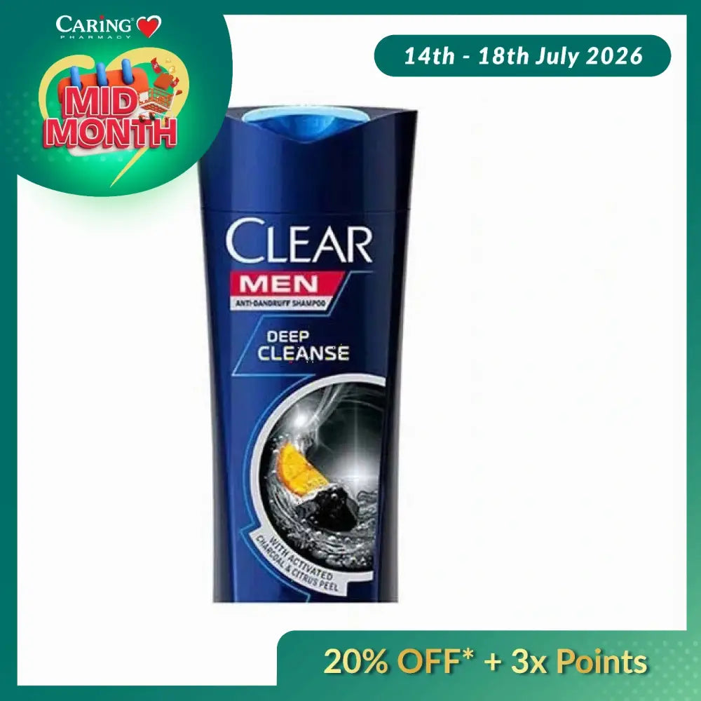 CLEAR MEN DEEP CLEANSE SHAMPOO 315ML