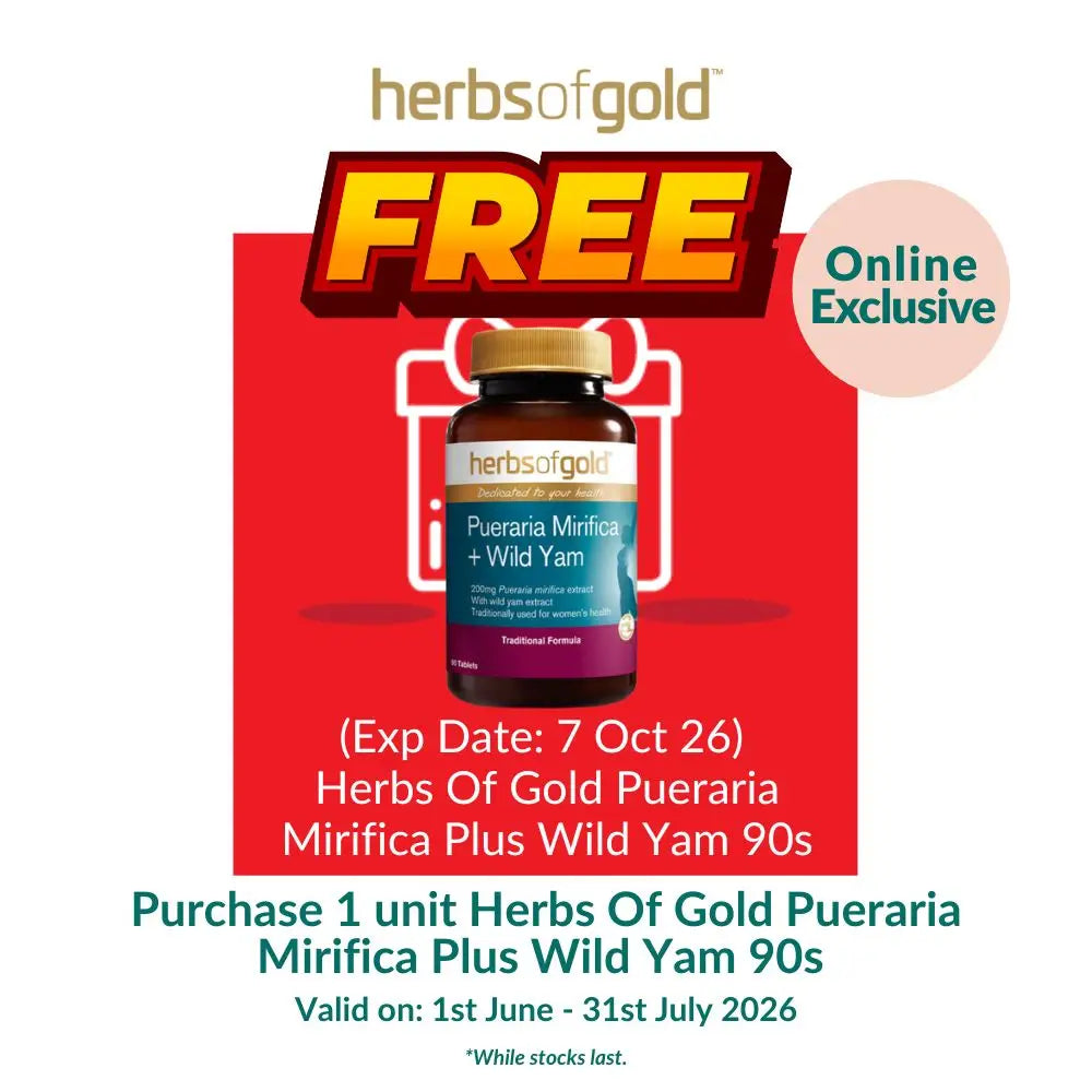 [CLEARANCE] Herbs Of Gold Pueraria Mirifica Plus Wild Yam 90s