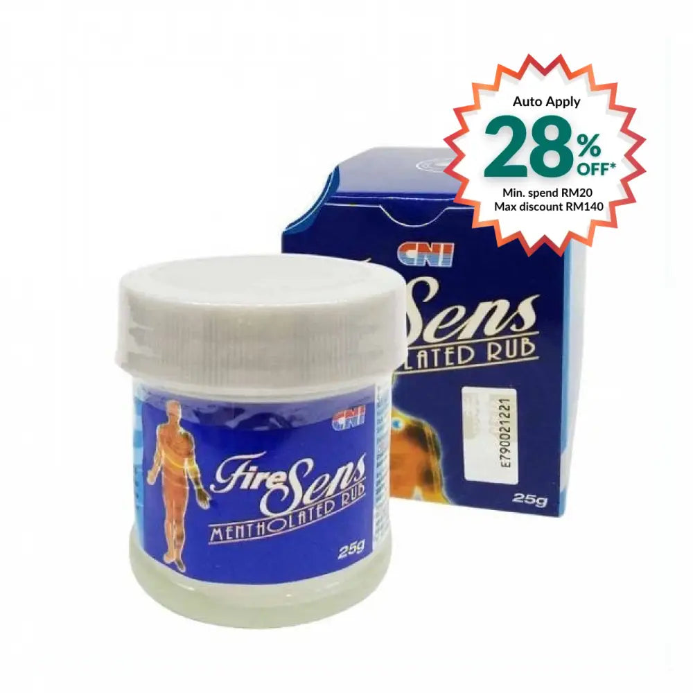 CNI FIRESENS MENTHOLATED RUB 25G
