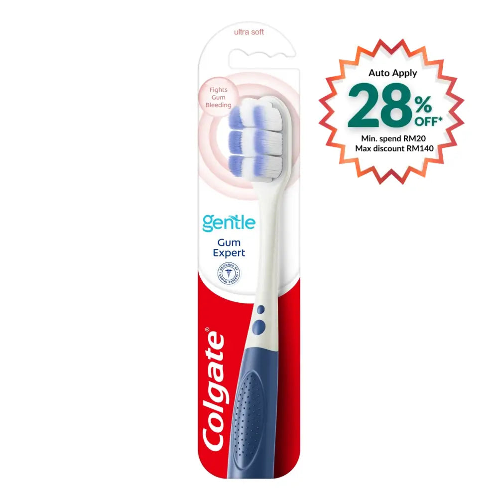 COLGATE TOOTHBRUSH GENTLE GUM EXPERT 1S