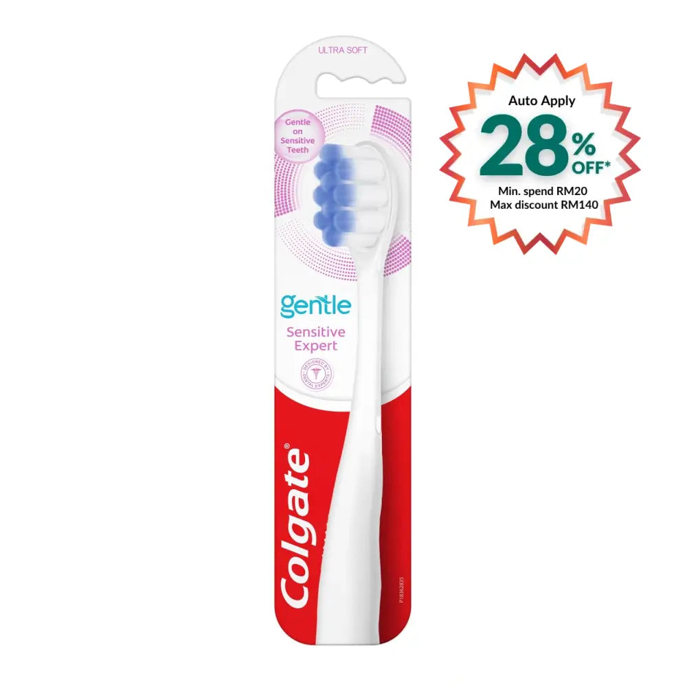 COLGATE TOOTHBRUSH GENTLE SENSITIVE EXPERT 1S