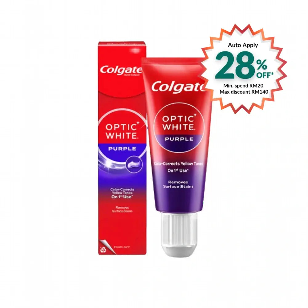 COLGATE TOOTHPASTE OPTIC WHITE PURPLE 37G