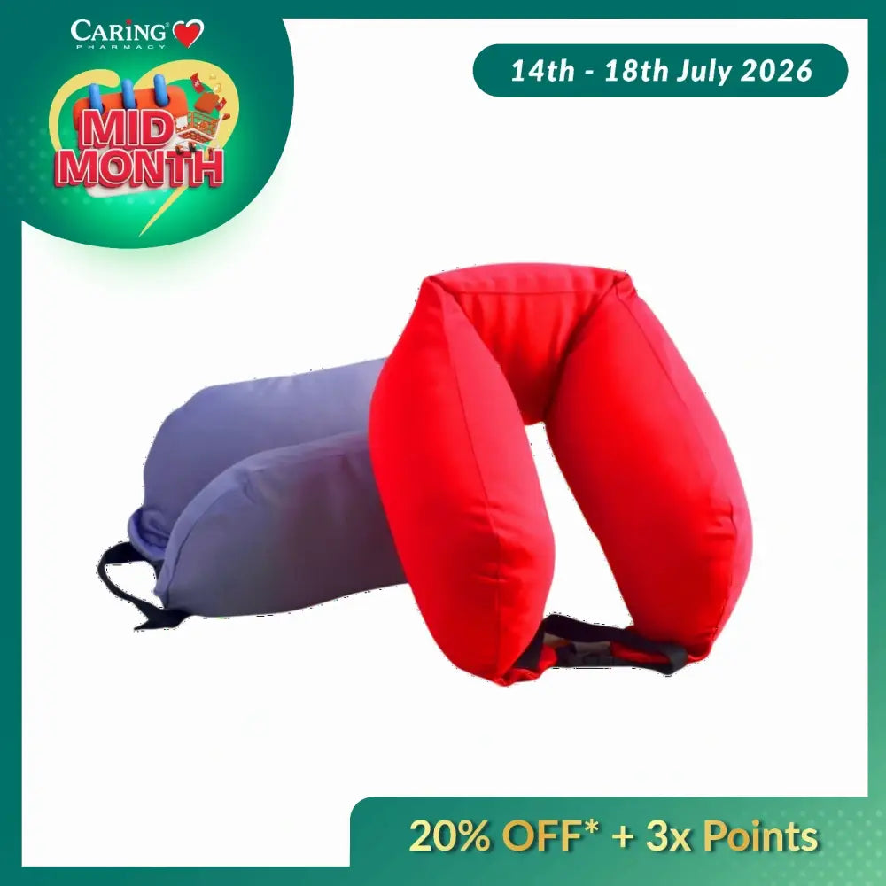 COMFORT CO MONO TRAVEL CUSHION RED
