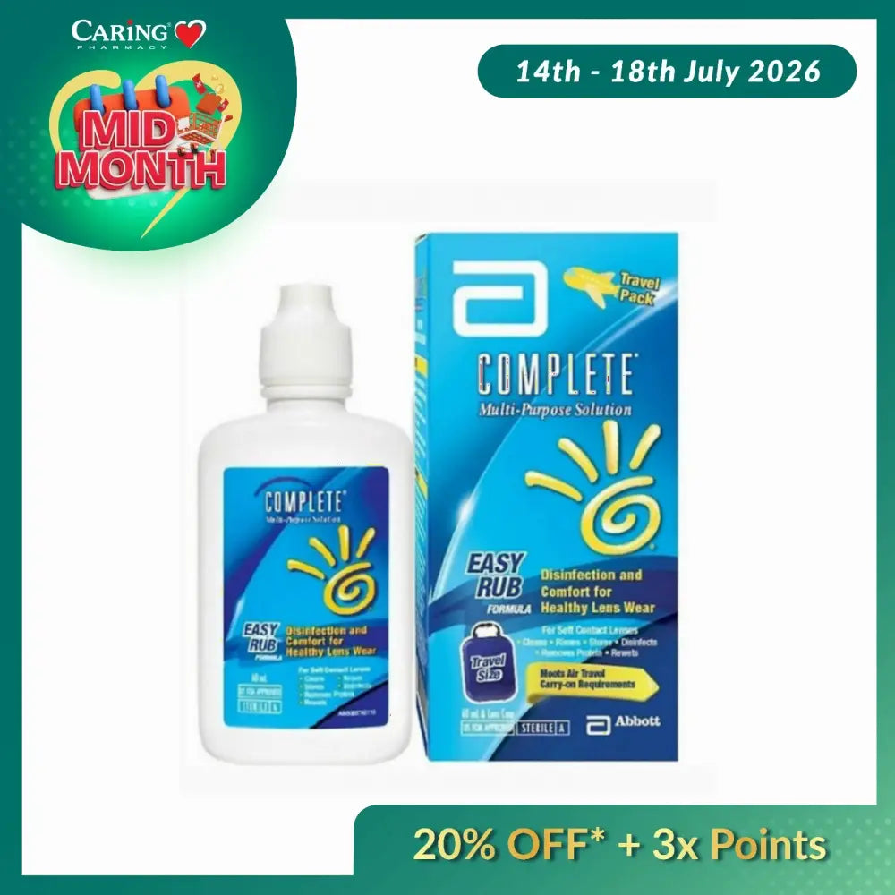 COMPLETE MULTI PURPOSE SOLUTION EASY RUB 60ML