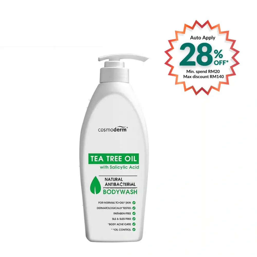 COSMODERM TEA TREE OIL SHOWER GEL 500ML
