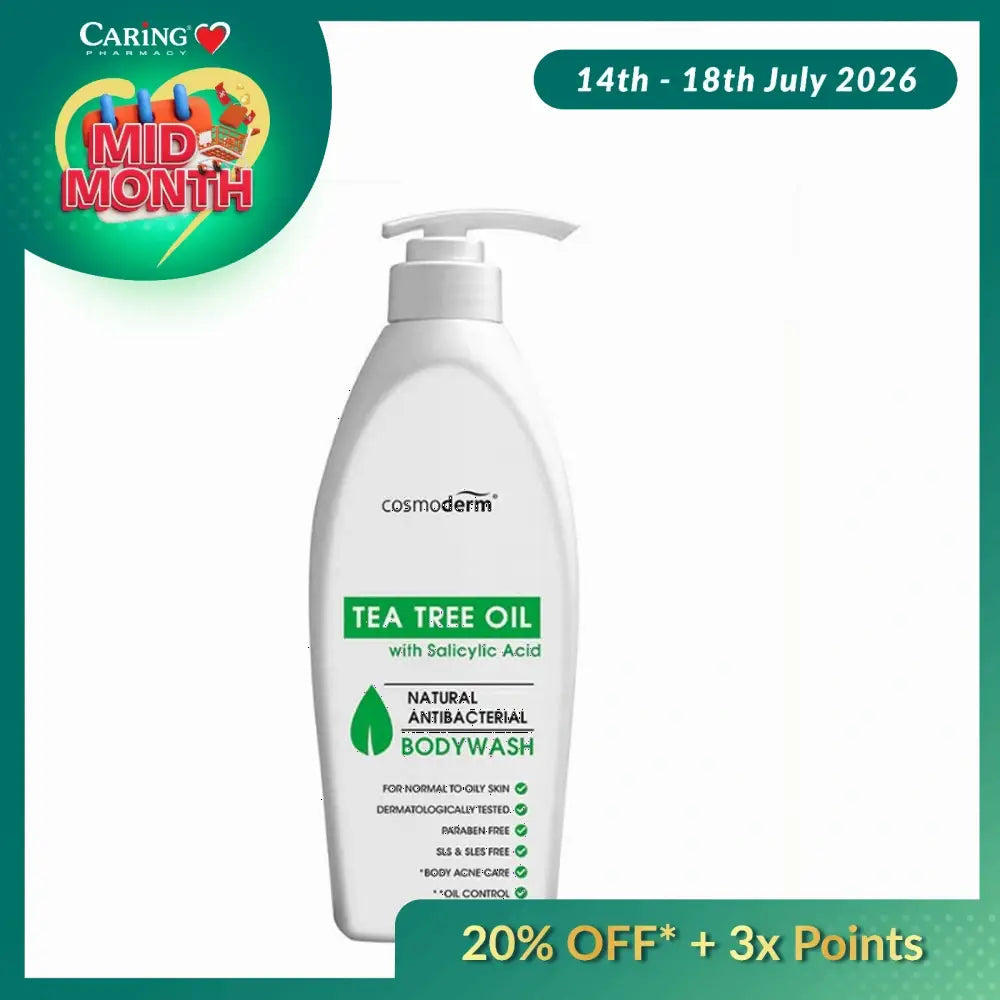 COSMODERM TEA TREE OIL SHOWER GEL 500ML