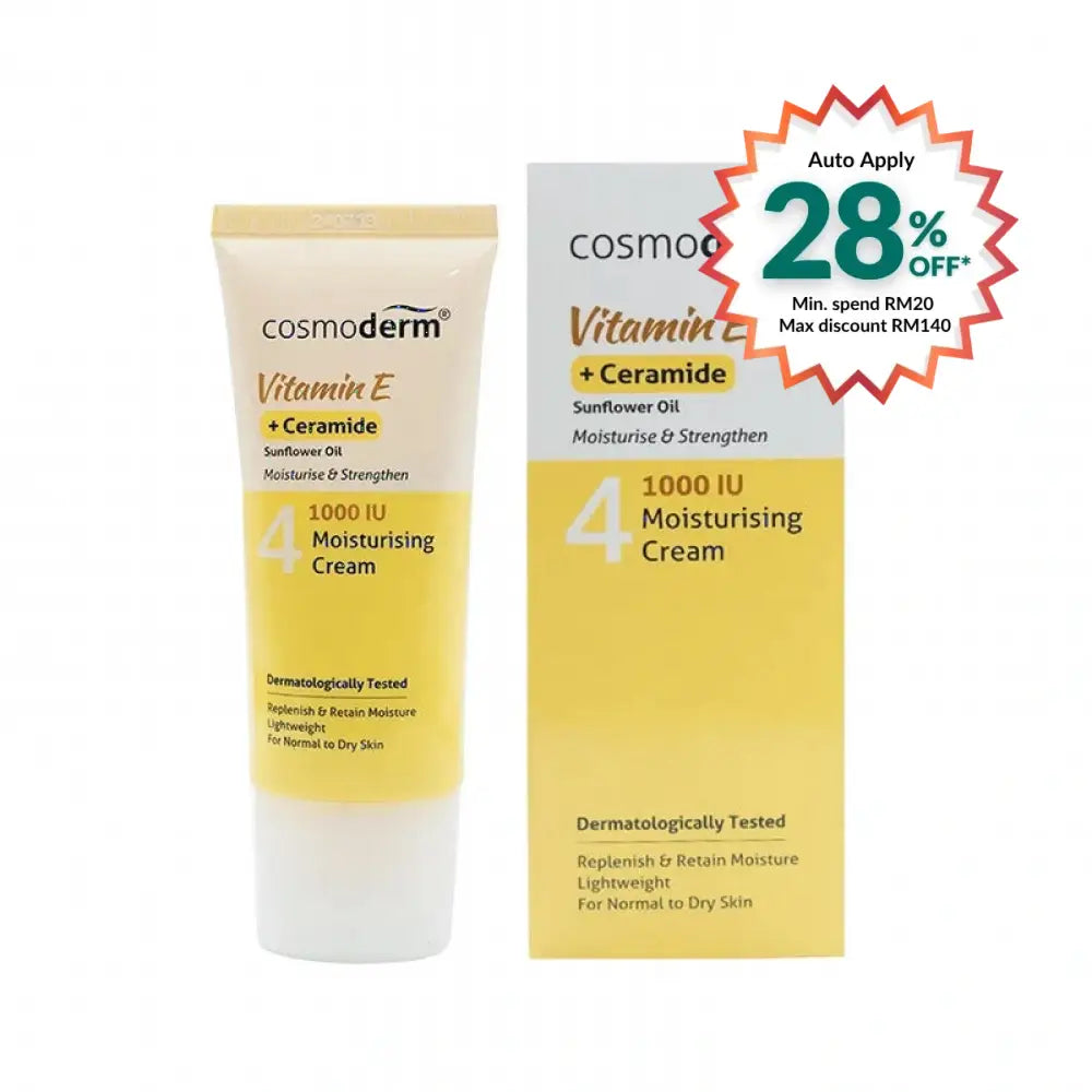COSMODERM VITAMIN E REVITALISING MOISTURISER 1000IU 50ML