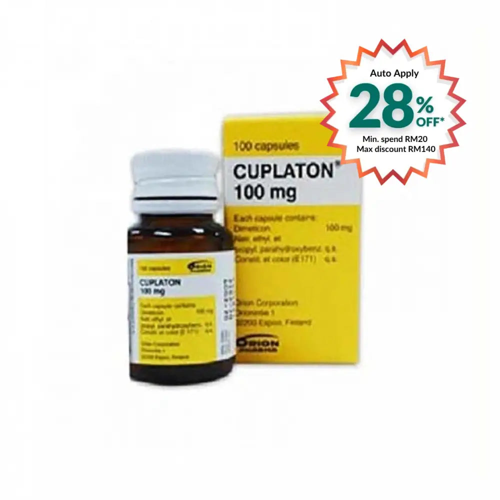 CUPLATON 100MG 100S