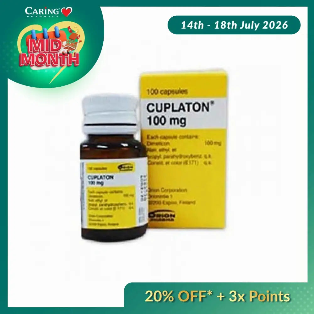 CUPLATON 100MG 100S