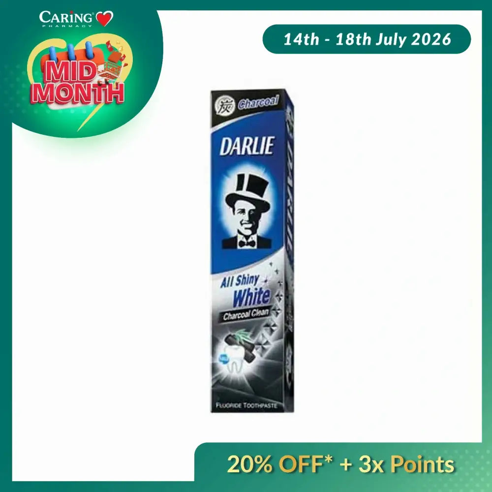 DARLIE ALL SHINY WHITE CHARCOAL CLEAN TOOTHPASTE 140G