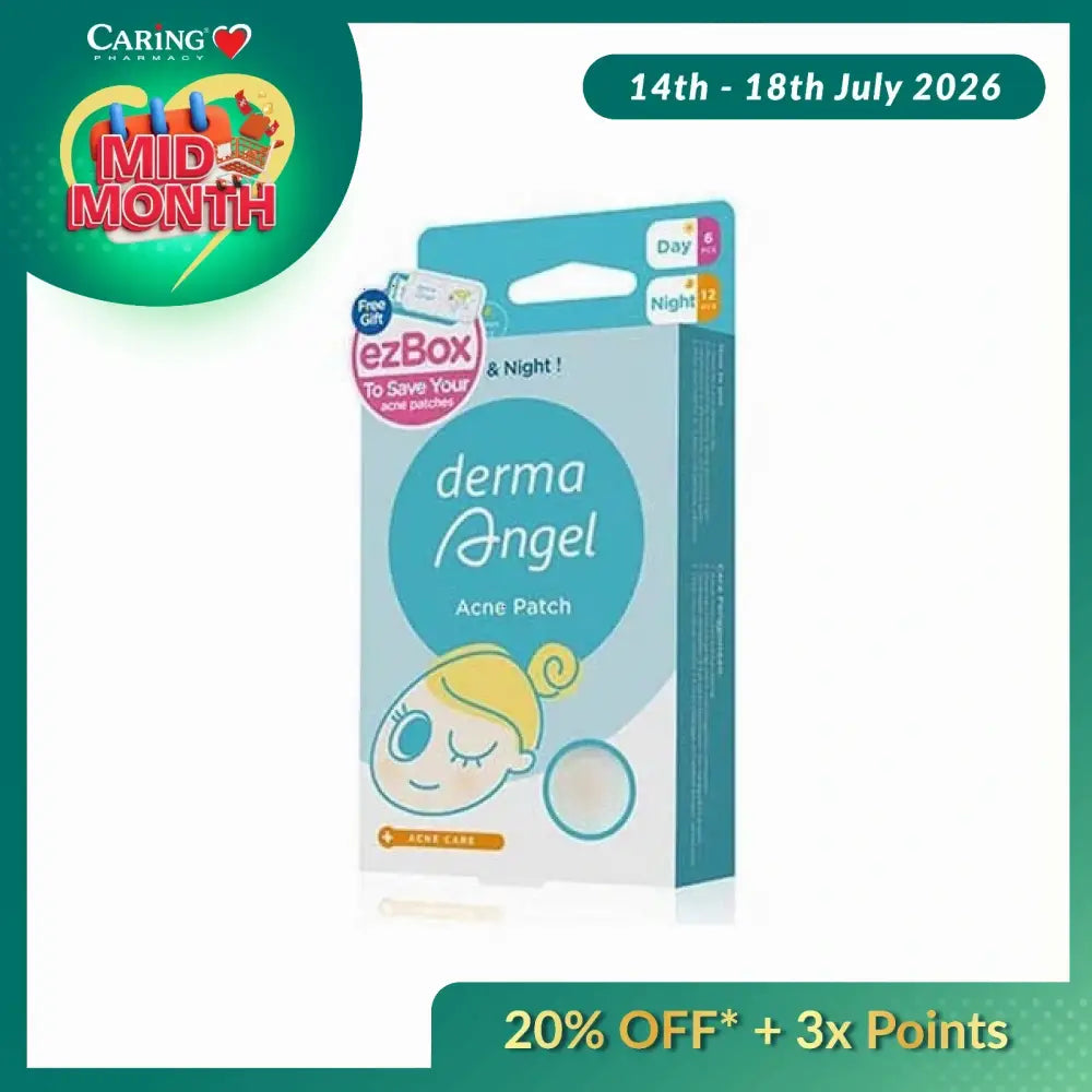 DERMA ANGEL ACNE PATCH DAY & NIGHT 18S