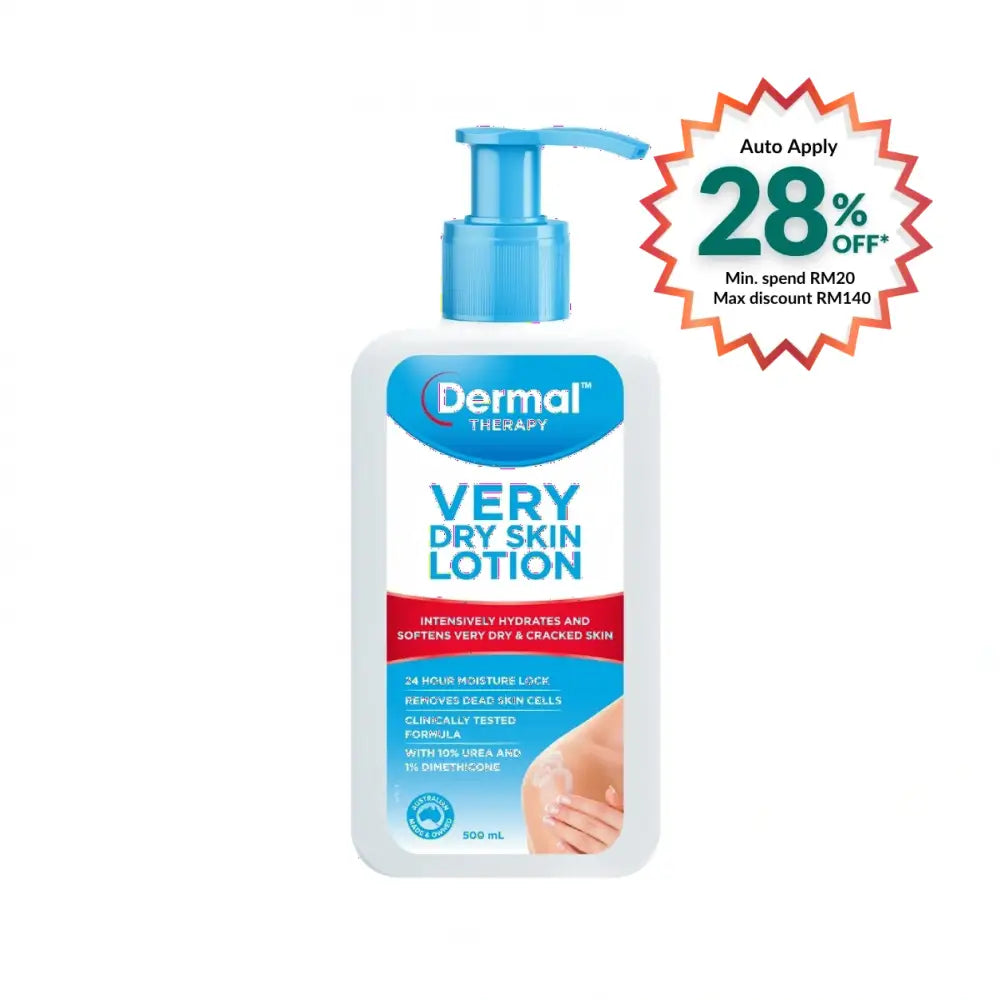 DERMAL THERAPY VERY DRY SKIN LOTION 500ML