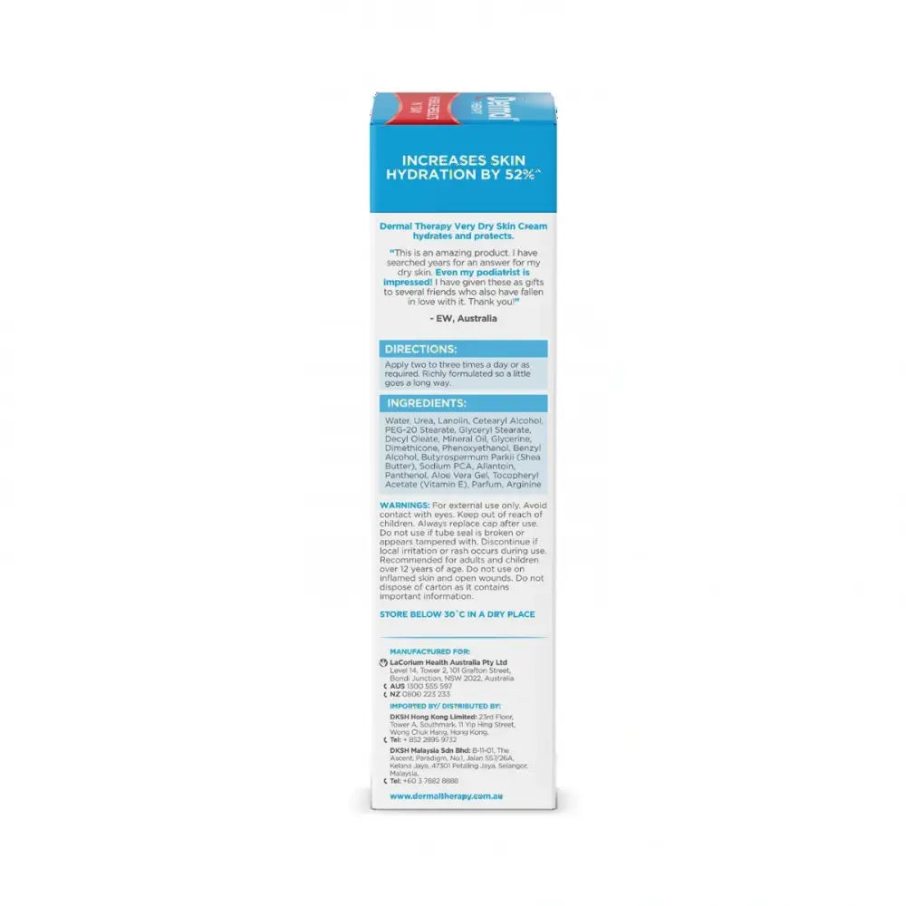 DERMAL VERY DRY SKIN CREAM 125G