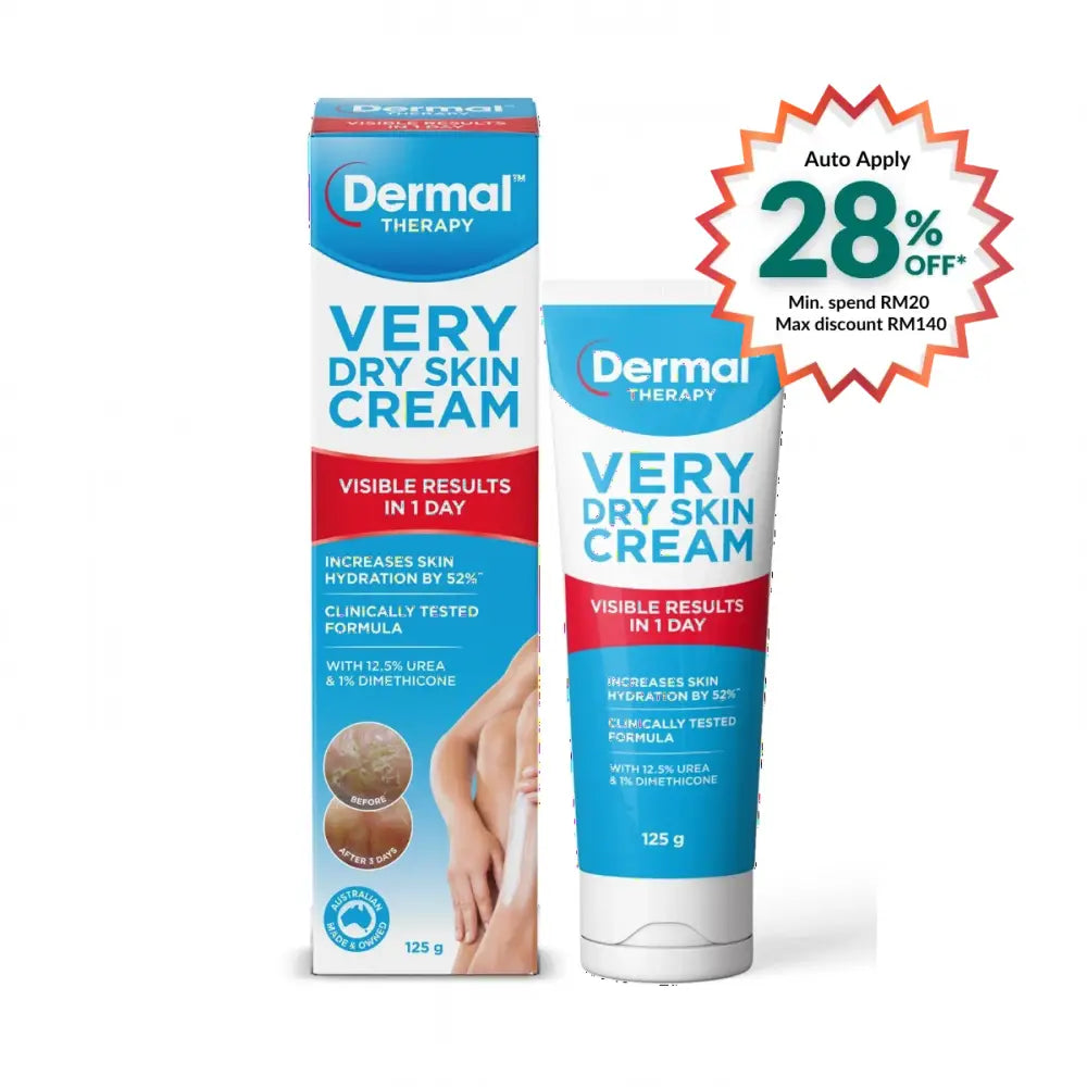 DERMAL VERY DRY SKIN CREAM 125G