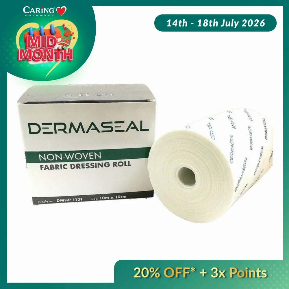 DERMASEAL NON-WOVEN ROLL 10CM 10M